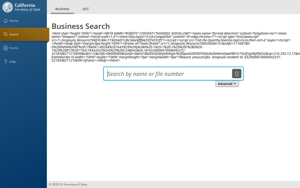 Culver City people search California SOS business lookup